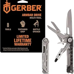 Gerber Gear Armbar Drive 8-in-1 Pocket Knife EDC Multitool | 2.5" Blade