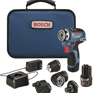 Bosch GSR12V-300FCB22 12V Cordless Drill Driver with 5-in-1 Flexiclick System
