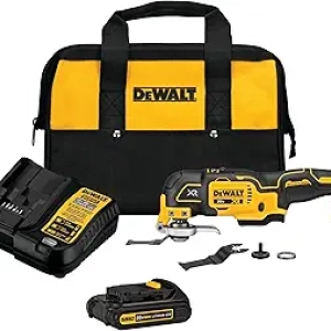 DEWALT 20V MAX XR Cordless Oscillating Tool Kit - Brushless Multitool with Battery