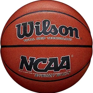 Wilson NCAA Street Shot Basketball - Official Size 7 (29.5") | Enhanced Grip & Durability