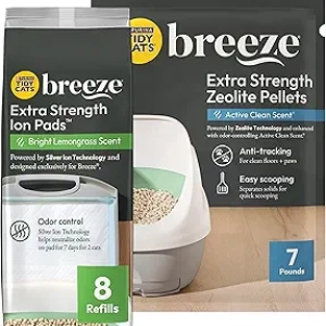 Purina Tidy Cats Breeze Extra Strength Refill Bundle | 99.9% Dust Free