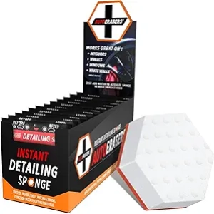 AutoERASERS™ Instant Detailing Car Wash Sponge - Non-Scratch Dual-Sided Cleaning Sponges (12 Pack)