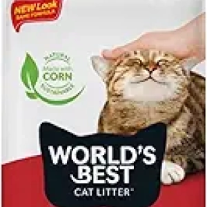 World's Best Cat Litter Multiple Cat Unscented - 32 lb, Dust Free & Flushable