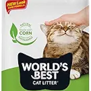 World's Best Cat Litter Comfort Care 32 lbs - Dust Free, Flushable & Made in USA