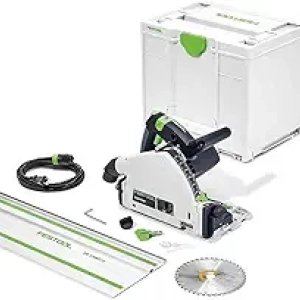 Festool TS 55 Track Saw with 55-Inch Guide Rail | Professional Plunge-Cut System
