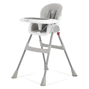 Dream On Me 2-in-1 Portable High Chair & Booster Seat | Convertible Lightweight Highchair