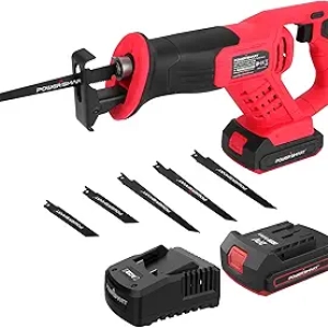 PowerSmart 20V Cordless Reciprocating Saw - Battery & Charger Included