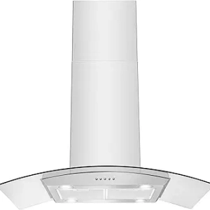36 inch Island Range Hood 700 CFM Stainless Steel with Tempered Glass