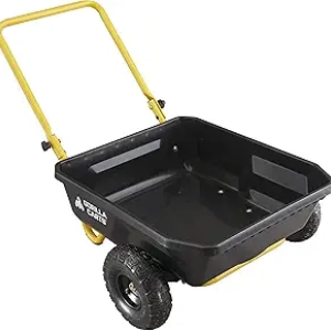 Gorilla Carts GCR-4 Poly Dump Cart - 300 lb Capacity Garden Wagon