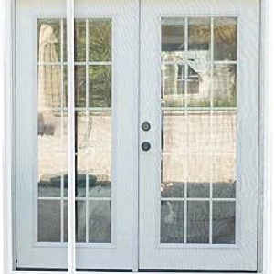 Fenestrelle Magnetic Screen Door 72x82 - Heavy Duty Self-Closing French & Sliding Doors