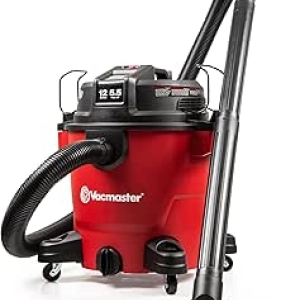 Vacmaster 12-Gallon Wet/Dry Vacuum - 5.5 Peak HP Heavy-Duty VJH1211PF