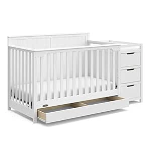 Graco Hadley 5-in-1 Convertible Crib with Drawer - GREENGUARD Gold Certified