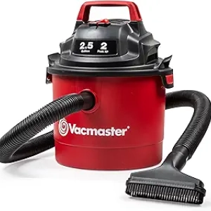 Vacmaster 2.5-Gallon Wet/Dry Vacuum - Wall Mount, 2 Peak HP
