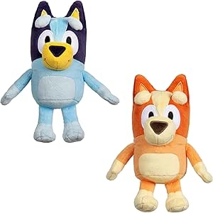 Bluey & Bingo Plush Toys 2-Pack - Official Soft Stuffed Characters