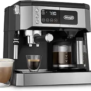De'Longhi COM532M Dual Heating Espresso & Coffee Maker with Milk Frother | 15 BAR Pump