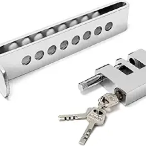 QWORK Anti-Theft Clutch Lock - Stainless Steel Car Brake Security Device
