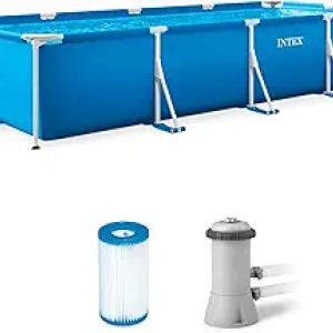 INTEX 28279EH 14ft Rectangular Above Ground Pool with 530 GPH Filter Pump