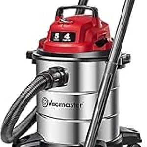 Vacmaster 5-Gallon Wet/Dry Vacuum 4 HP Stainless Steel Tank | VOC508S