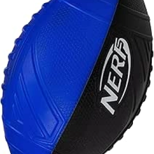 Nerf Pro Grip Football Blue - Soft Foam Kids Sports Toy
