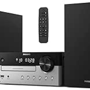 PHILIPS 60W Bluetooth Stereo System with CD Player, FM Radio & USB - Home Audio