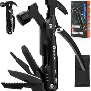 12-in-1 Hammer Multitool - Best Survival Gear & Stocking Stuffers for Men