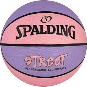 Spalding Outdoor Rubber Basketball Size 6 | Performance Cover for Outdoor Play