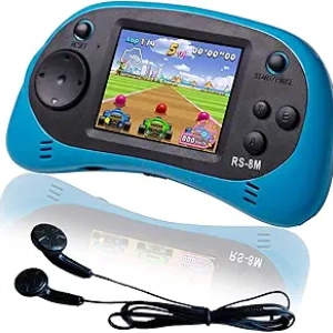 EASEGMER 16 Bit Handheld Game Player - 220 Built-in HD Games for Kids Ages 3-10