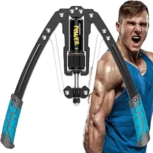LEJIEYIN Adjustable Hydraulic Arm Exerciser 22-440lbs - Chest & Shoulder Strengthener