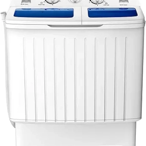 COSTWAY Portable Twin Tub Washing Machine 20 Lbs - Compact Washer for RV, Apartments & Dorms