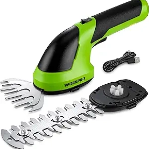 WORKPRO 2-in-1 Cordless Grass Shear & Hedge Trimmer - 7.2V Electric Rechargeable