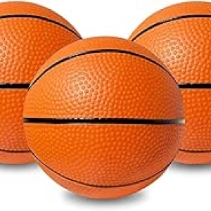 Mini Basketball Balls Set of 3 (5-Inch) - Perfect for Toddlers & Kids