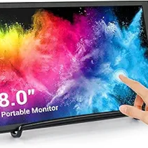 8 Inch Touchscreen Portable Monitor - HDMI LCD Display 1280x800 for Raspberry Pi & PC
