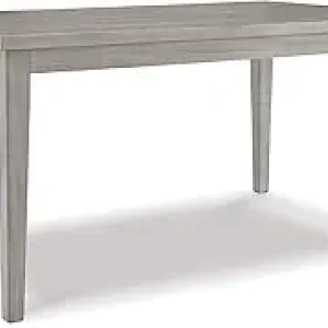 Parellen Modern Farmhouse Dining Table | Gray Rectangular Seats 6