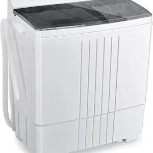 Giantex Portable Washing Machine 21lbs - Twin Tub Washer & Spinner for Apartments & RVs