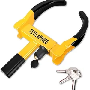 Universal Wheel Lock Heavy Duty Anti-Theft Security for Cars, Trucks & Trailers