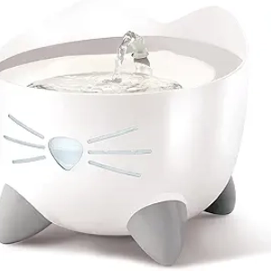 Catit PIXI Cat Water Fountain - Triple Filter Stainless Steel Drinking Station