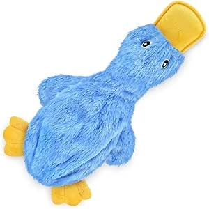 Interactive Squeaky Duck Dog Chew Toy for Small, Medium & Large Dogs