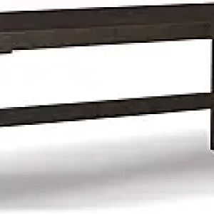 Signature Design by Ashley Burkhaus Extendable Dining Table - Seats 8, Dark Brown Oak
