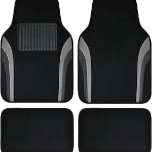 Universal Leather Waterproof Car Floor Mats Set of 4 - All Weather Protection for Sedans, SUVs & Trucks