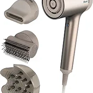 Shark HD120BRN HyperAIR Blow Dryer | Ultra-Fast Ionic Hair Dryer with 3 Attachments