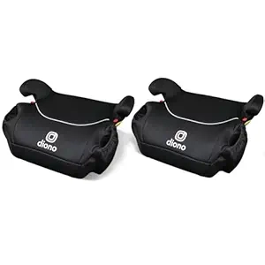 Diono Solana Backless Booster Car Seat 2-Pack - Lightweight & Machine Washable