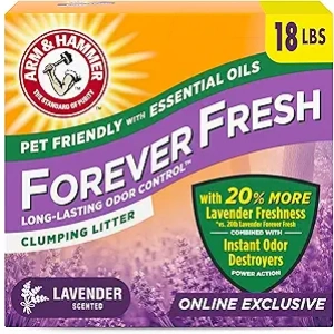 ARM & HAMMER Forever Fresh Lavender Clumping Cat Litter 18lb - MultiCat Odor Control