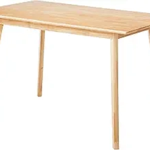 FSC Certified Solid Wood Dining Table - 4 Person Kitchen Table, Easy Assembly