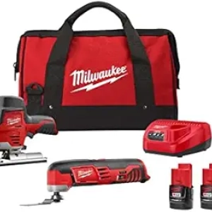 Milwaukee M12 Jigsaw & Multi-Tool Combo Kit - Cordless Power Tools