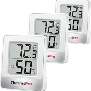 ThermoPro TP49 Digital Hygrometer Thermometer - Accurate Indoor/Outdoor Humidity Meter