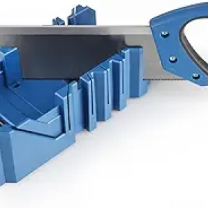 Olympia Tools 14-Inch Miter Box Saw with 90/45/22.5° Angles for Woodworking