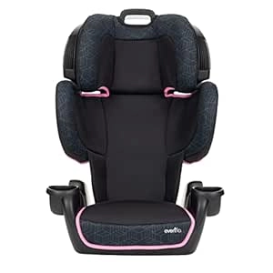 Evenflo GoTime LX High Back Booster Car Seat - Safe & Adjustable