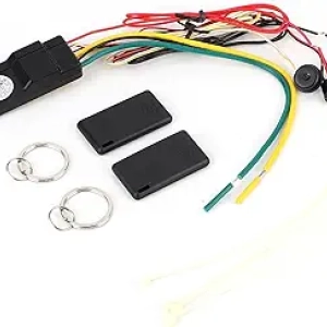 Car Engine Immobilizer Anti-Theft Alarm System for 12V Vehicles