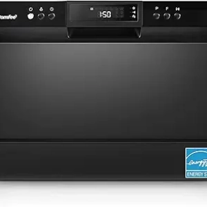 COMFEE' Portable Countertop Dishwasher - Energy Star, 6 Place Settings, 8 Programs