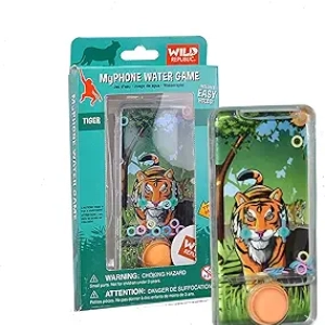Wild Republic Water Game Tiger Phone Toy - Hand-Eye Coordination Game for Kids